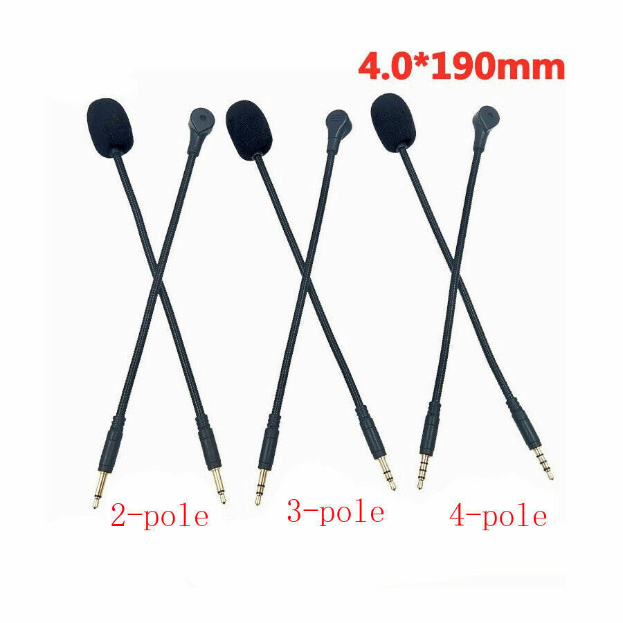 Replacement Mic Detachable Game Microphone Boom for Recon 150 Headset