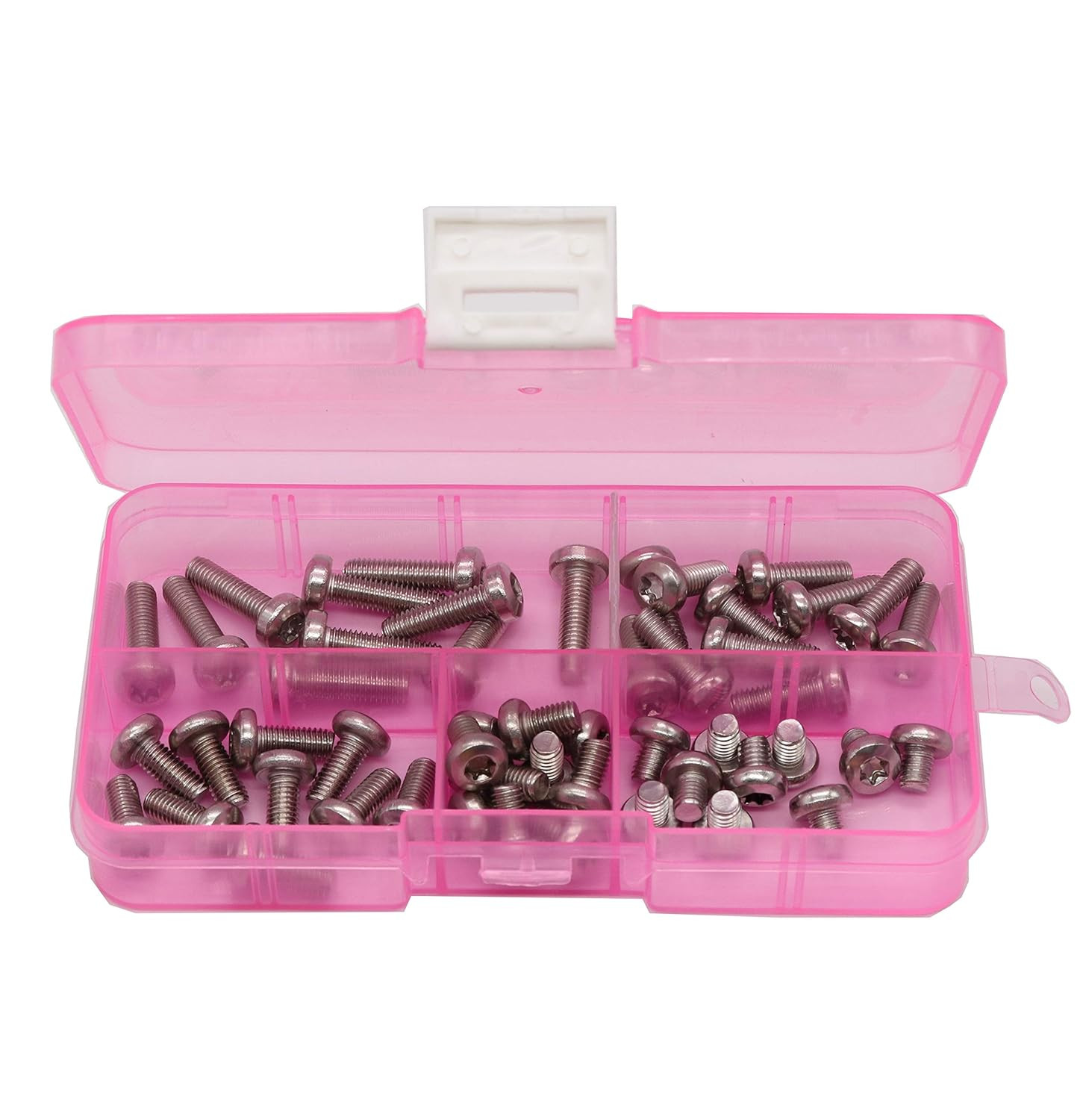 Binifimux 50Pcs M5 round Pan Head Torx Security Screws 304 Stainless Steel, M5 X