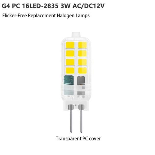3w G4 Led Light Bulb 3000k 4000k 6000k Bi-pin 12v Mini Bulbs 2835smd Decorative - Picture 4 of 14