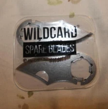NWT Zootility Wildcard Wild Card Spare Blades 2 Pack Pocket Knife Replacement