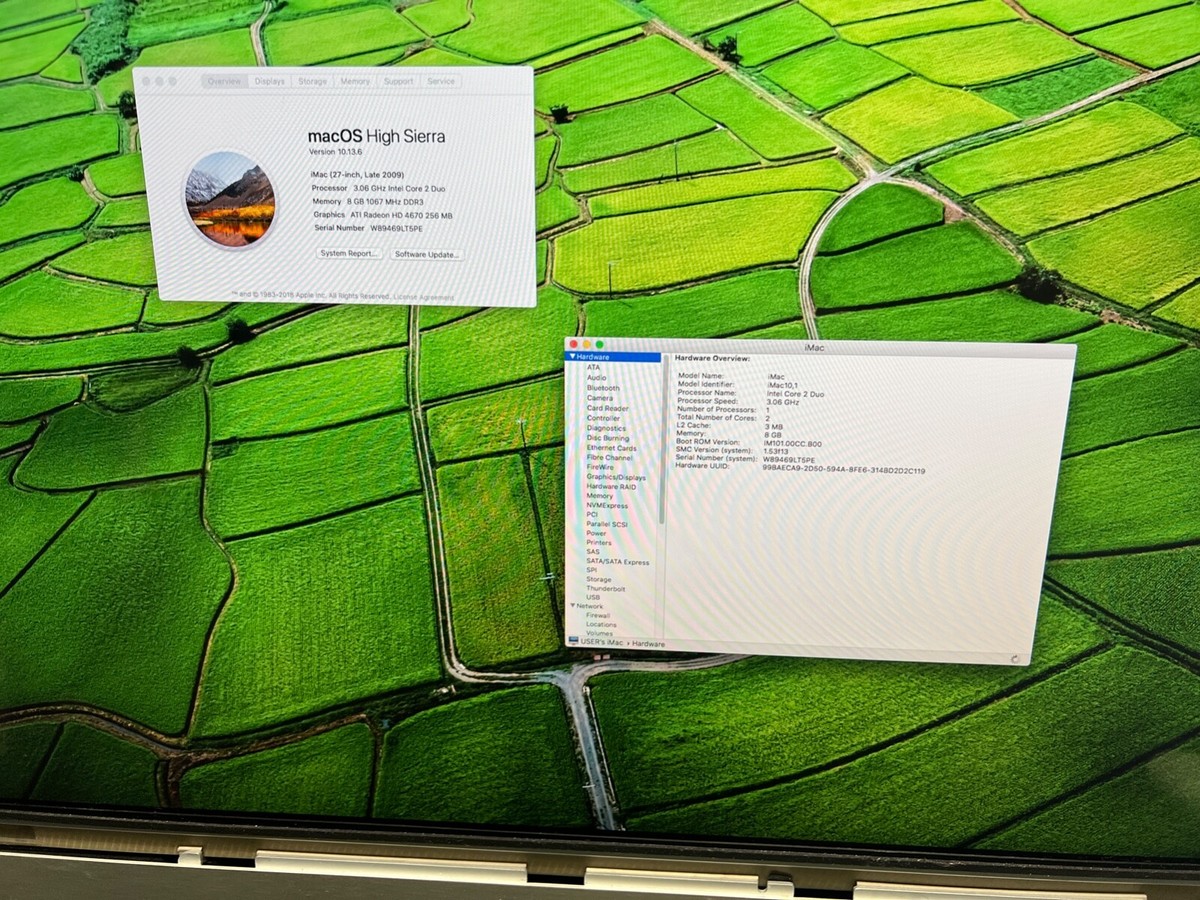 Macデスクトップ iMac Late 2009 Core2Duo /27in/ 12G/1TB Apple