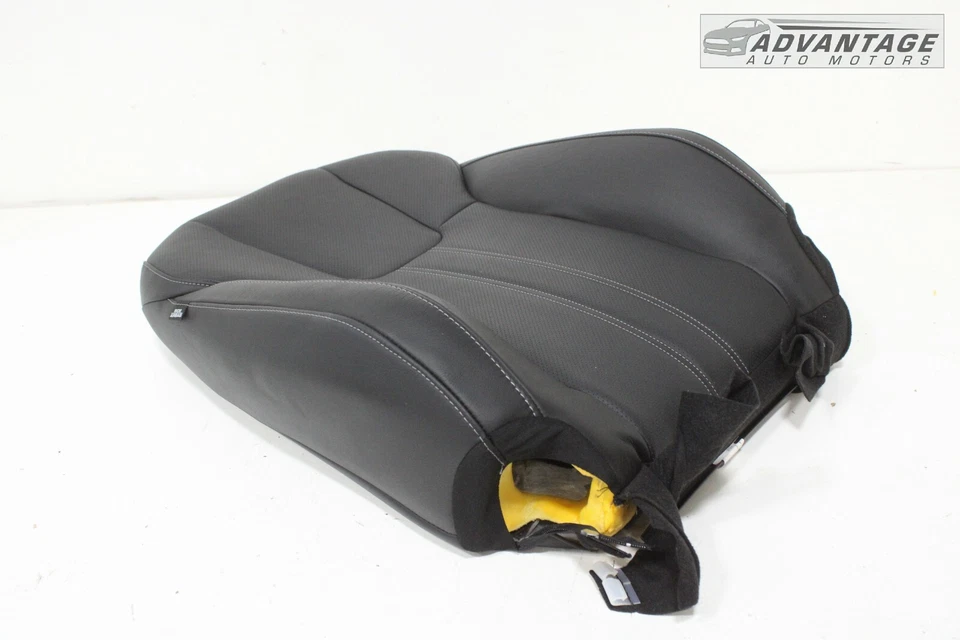 Honda Insight 2019-2022 asiento del pasajero delantero respaldo superior cojín negro OEM Foto 3 de 4