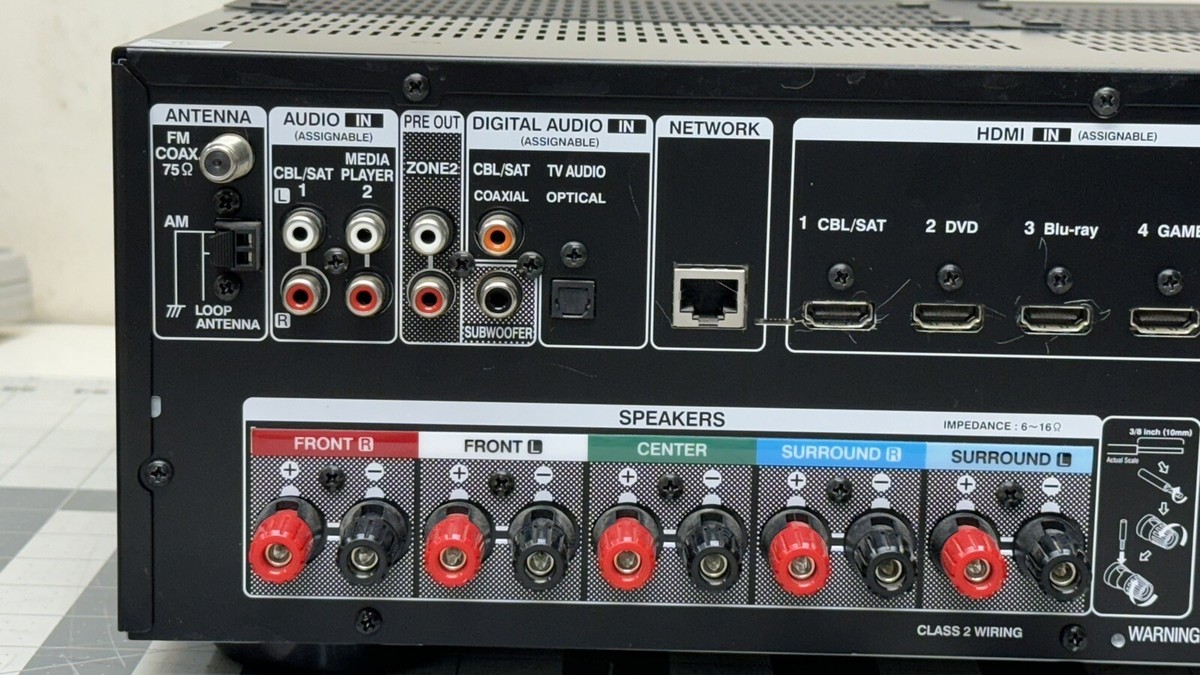 Denon Integrated HDMI Network AV Receiver AVR-X1000 In