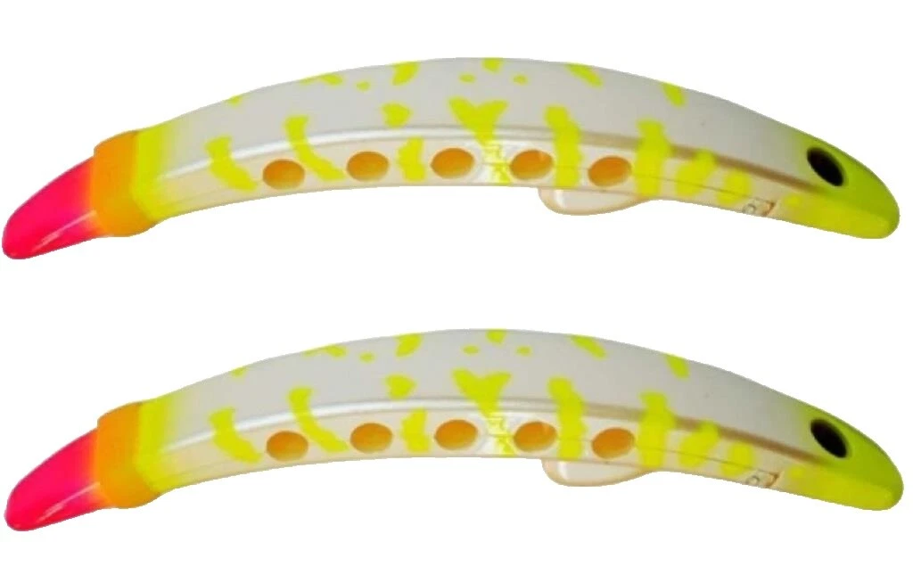 Bajo a Rayas de plástico Cebos, señuelos de pesca en agua salada