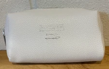 British Airways Amenity Kit Toiletry Makeup Bag Pouch Pebbles White Uniswex
