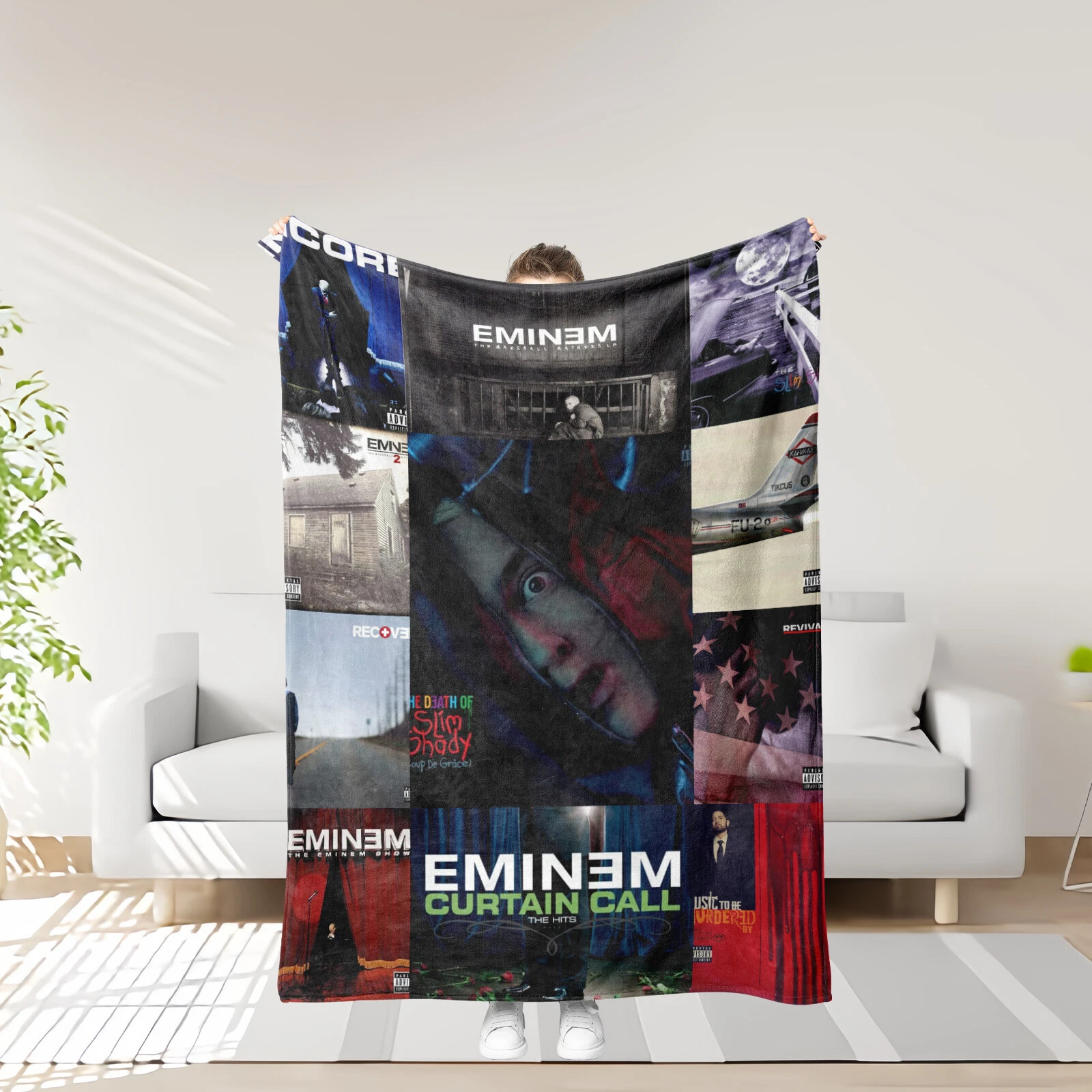 Eminem Throw Blanket