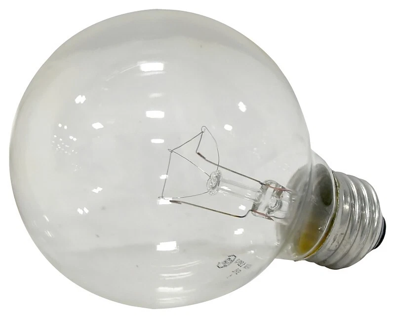 LEDVANCE LLC Sylvania 15871 PACK (3) GLOBE LIGHT BULBS 40 W, G25 Lamp, Medium Lamp Base