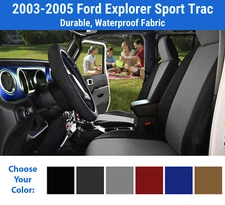 Genuine Neoprene Seat Covers for 2003-2005 Ford Explorer Sport Trac