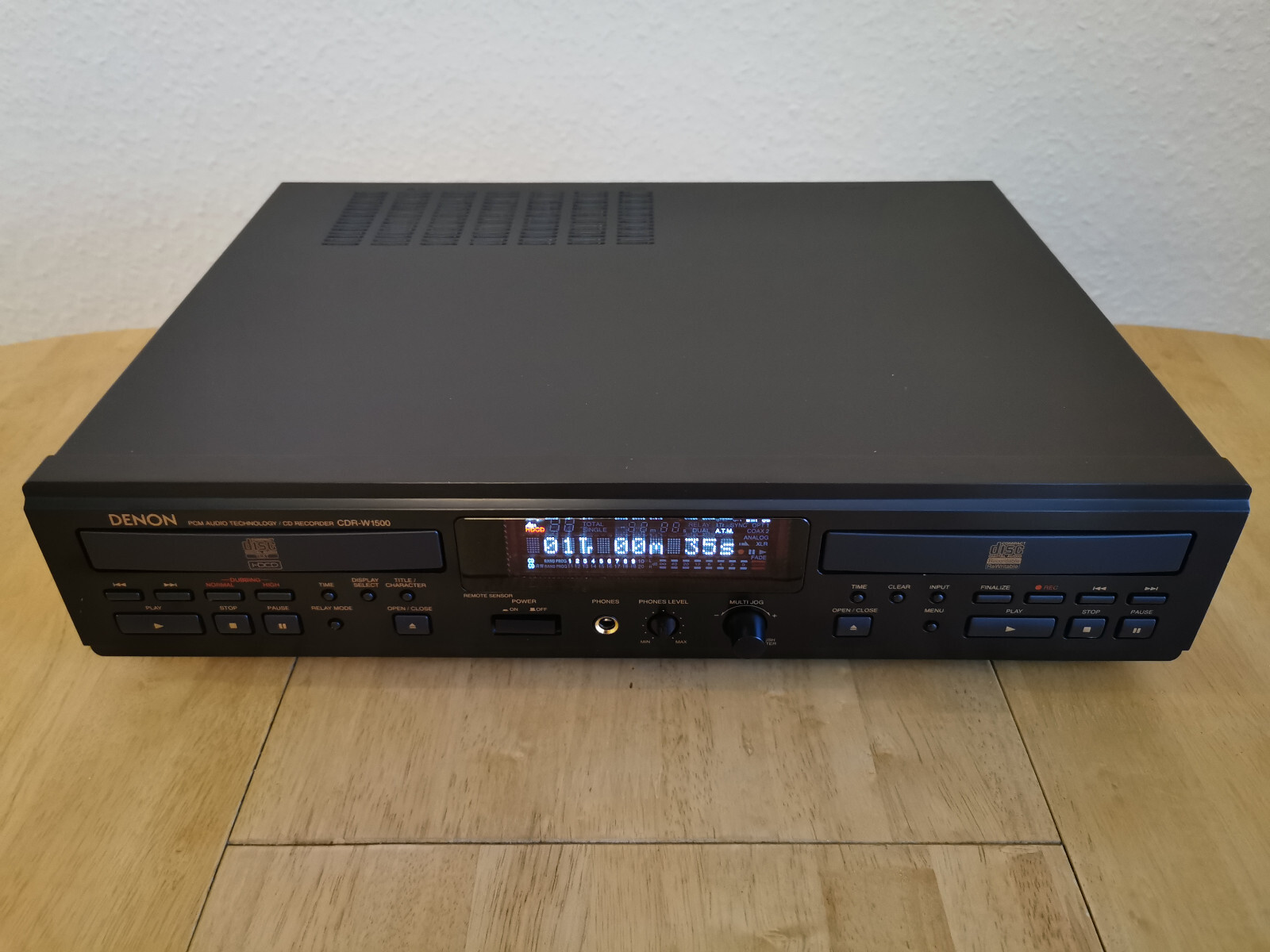Denon CDRW1500 Dual CD Player / Recorder, HDCD, CD TEXT Fully