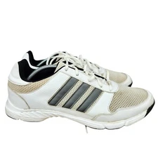 Adidas Tech Response Golf Shoes Mens 12 White Black Sneakers Spikes F33549