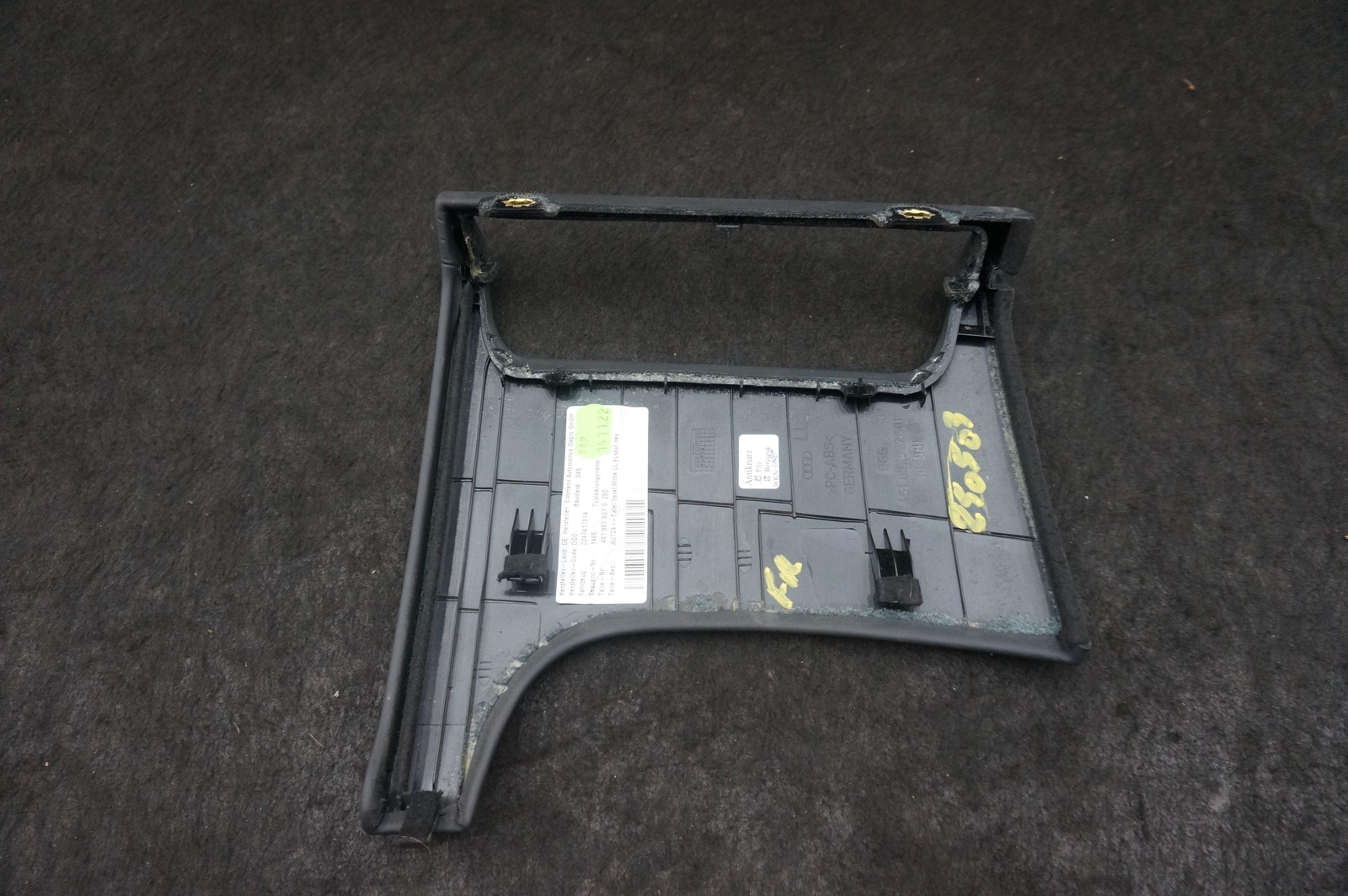 Front Dashboard Upper Trim Panel Cover OEM 4S1857927 Audi R8 4S 2018-23