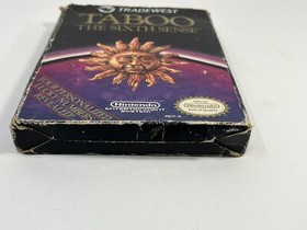 Taboo: The Sixth Sense Nintendo Entertainment System, 1989 NES Cart & Box