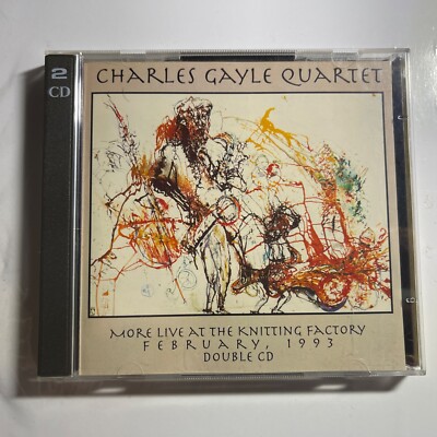 CHARLES GAYLE QUARTET MORE LIVE KNITTING FACTORY FEBRUARY, 1993 Near Mint 2 CDs