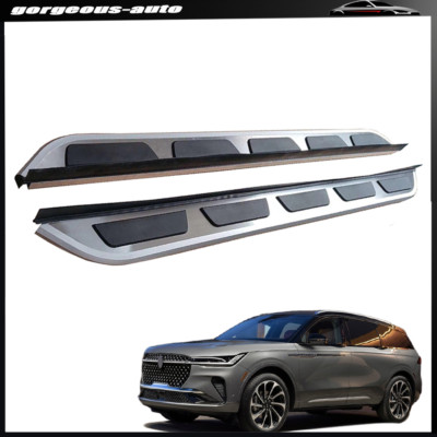 Fits Lincoln Nautilus 2023 2024 Fixed Running Boards Nerf Bar Side Steps Pedals