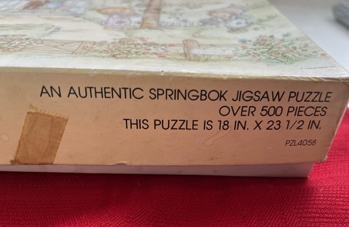 1975 COMPLETE SPRINGBOK PUZZLE LOVE IS SUNSHINE IN THE HEART PRECIOUS MOMENTS - Picture 5 of 24