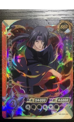 レア CAPCOM HIGEMARU ボーナス特典カード Itachi Uchiha Ultra Rare SSR Kayou Official Naruto Card TCG