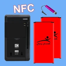 Deep Stretch 6820mAh NFC Battery Wall Charger Styli for Samsung Galaxy S5 S903VL