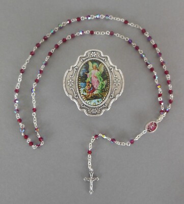 Erzengel Michael / Engel Rosenkranz + Schatulle Engel Verarbeitung RE 1695