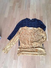 2 Spitzen Blusen/Long Shirt Gr. M und S