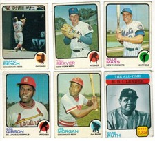 1973 Topps Baseball Near Set 506 ct. Fair to VG/EX Loaded w/ Stars