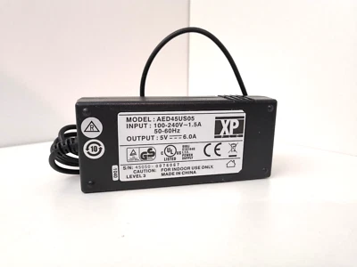 Original Adapter Strom Ladegerät Netzteil XP Model : AED45US05 , 5V 6A 30W NEU - Bild 1 von 4