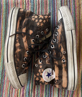 Converse All Star Chuck Taylor Hi Top Mens (Wo's 10) Custom USA