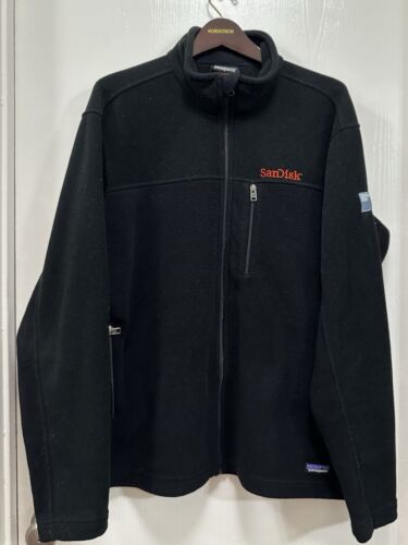 Patagonia Black Full Zip Synchilla Men’s Fleece Jacket XL