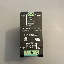 Crydom HPF240D30 Solid State Relay 30 A 120VAC to 240VAC DIN Rail Mount