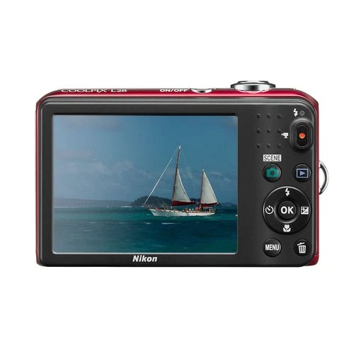 Cámara digital Nikon COOLPIX L28 20,1 MP 5x zoom óptico 720p grabación de video HD - Imagen 2 de 9