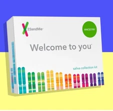 23 And Me Ancestry Saliva Collection Kit Expired 09/23/2019 Sealed New Old Stock