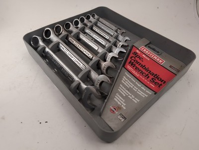 Craftsman 8pc Metric Combination Wrench Set 8mm, 10-16mm 12pt Made in USA