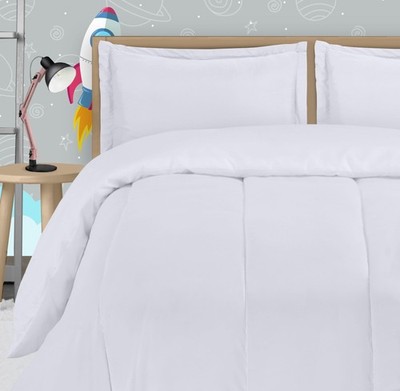 Utopia Bedding All Season White Comforter Set with 2 Pillow Cases, 3 Piece So...