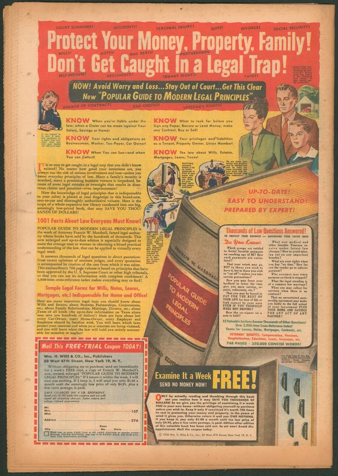 The American Weekly June 4 1950 Acquanetta ~Elizabeth Taylor~ Henry Clive Art - Image 2 of 4