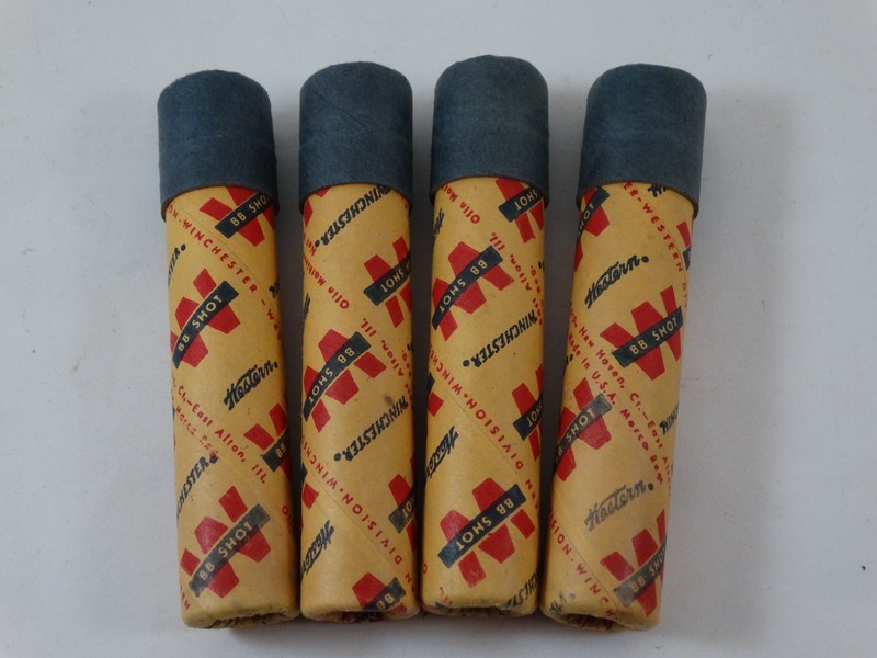 Four Tubes of Vintage Winchester BB Shots