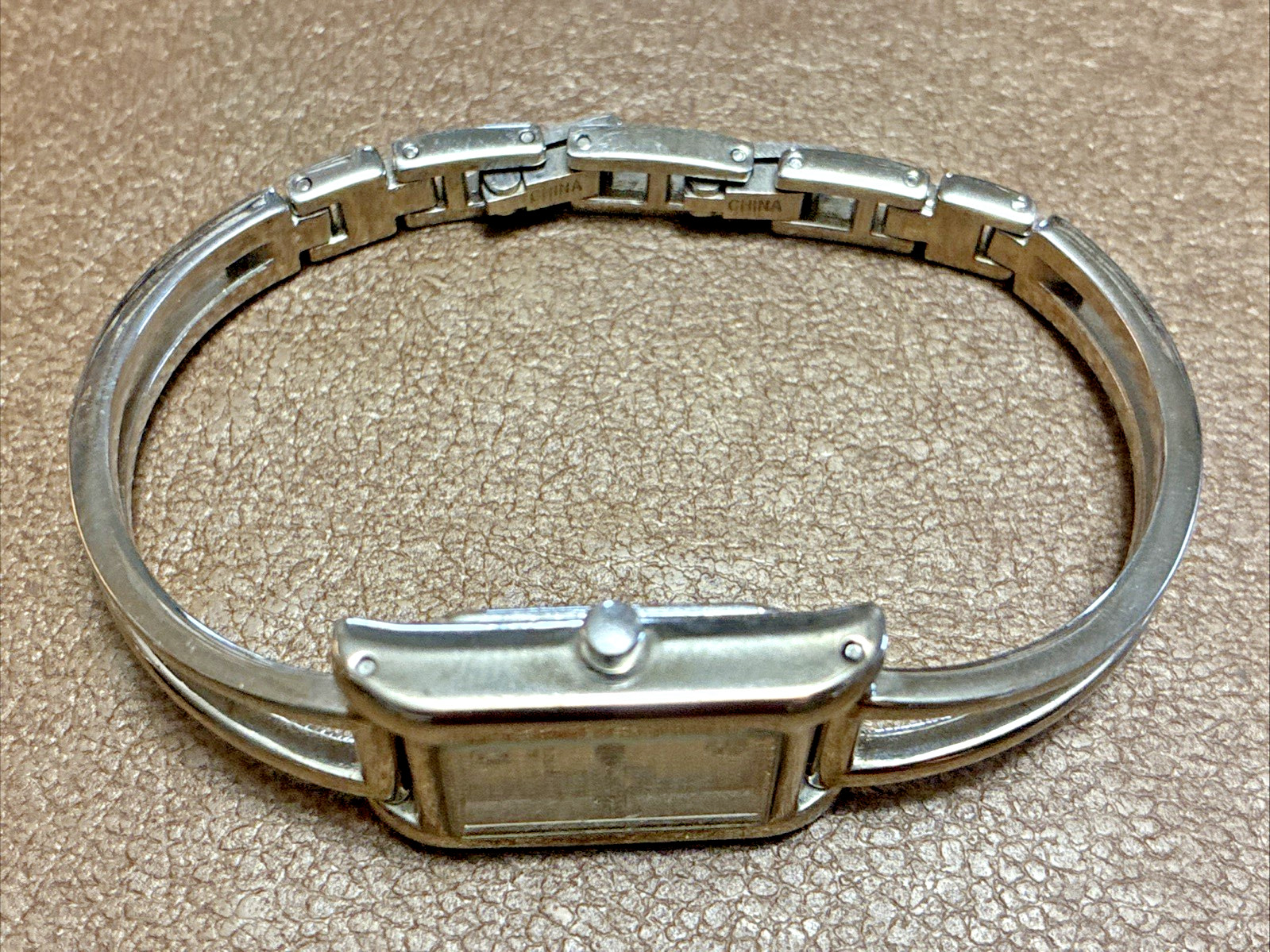 Anne Klein Silver Tone Rectangular Watch Bracelet… - image 3