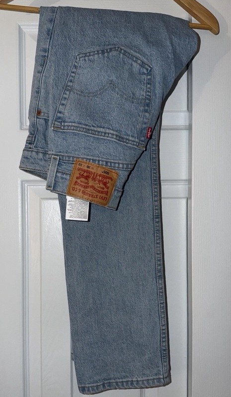 Levi's 505 Regular Fit Jeans Mens W30xL32 Shooting Star Light Wash  00505-1992⁠