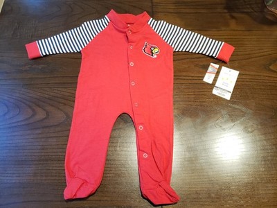 Louisville Cardinals Baby Footed Sleeper - New With Tags