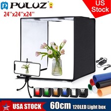 US PULUZ 24" Large LED Light Box Portable Photography Studio Shooting Photo Tent