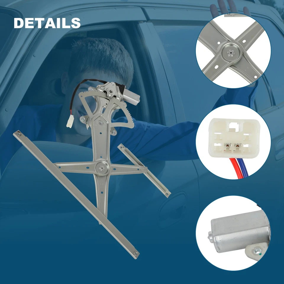 Regulador de ventana eléctrica con motor delantero izquierdo Toyota Matrix 2003-2008 Foto 4 de 4
