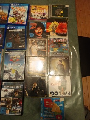 PS4 mit Controller, Nintendo Switch inkl. TV-Box & 3 Spiele, PS4- und PC-Spiele,