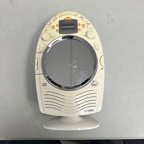 CURTIS Systems Shower CD Clock AM/FM Radio With Digital LCD Display & Mirror NOS - Picture 22 of 22