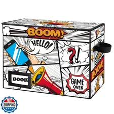 YNSZAS Collection Comic Book Storage Boxes, Protector Organizer 15.8" X 7.8" 