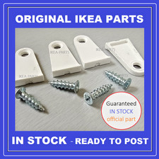 Ikea 119985 STUVA BUSUNGE shelf lock clips & screws new ORIGINAL parts x4
