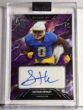 2023 Wild Card Wildchrome Daiyan Henley Rookie Encased Auto /15 WCM-A. rookie card picture