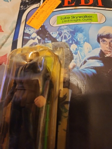 1983 Kenner Star Wars RotJ Luke Skywalker Jedi Knight 77A MOC Vintage - Foto 4 di 15