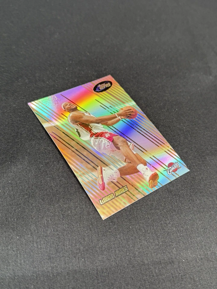 2006/07 Topps LEBRON JAMES REFRACTOR (336/999) HOLO eTopps DUNK SHARP🔥RARE SP🔥 - Image 3 of 4