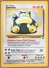 Pokemon Base 2 Snorlax 30/130 Non Holo Rare 90 HP Unplayed NMM WOTC 2000