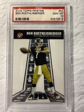2004 Topps Pristine Ben Roethlisberger #51 PSA 10 GEM MT