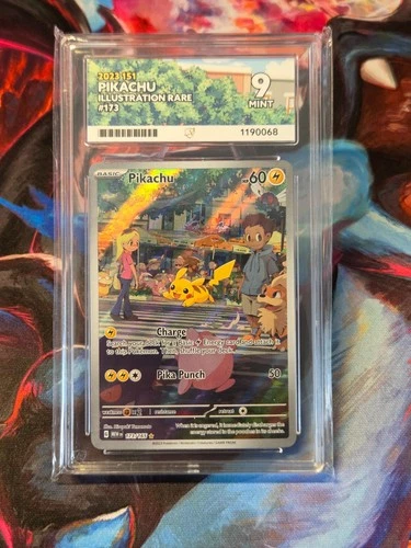 Pikachu Illustration 173/165 English Edition, 151 Ace 9 Mint Condition
