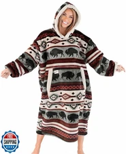 LazyOne Oversized Blanket Hoodie, Comfortable Sleepwear, Oversized Hoodies fo